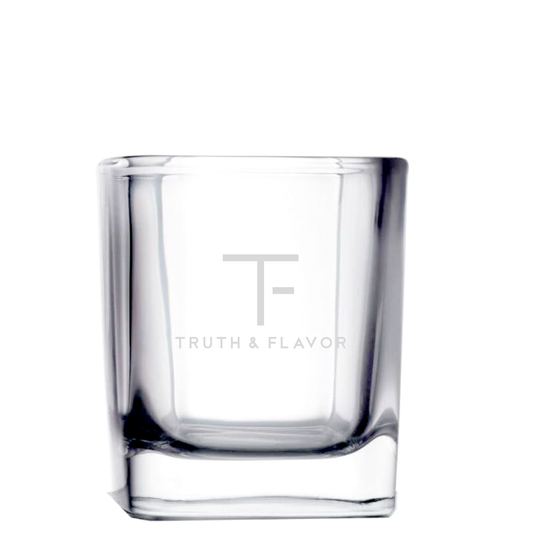 T&F Prism Rocks Glass